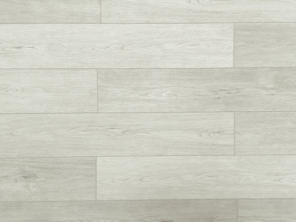 Lantai SPC Butir Kayu Abu-abu Muda 7,1×48