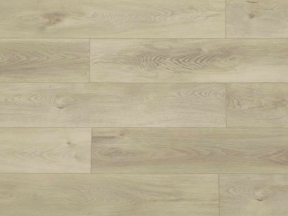 Lantai SPC Butir Kayu Krem Muda 7,2×48