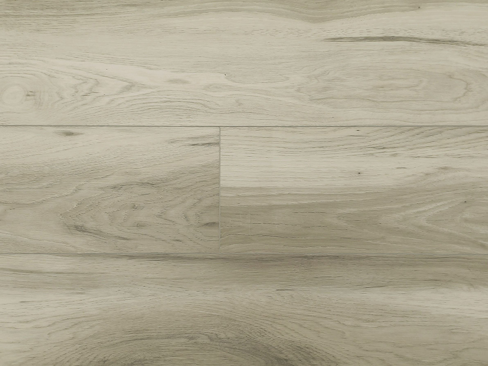 Lantai SPC Butir Kayu Abu-abu Muda 7,25×60