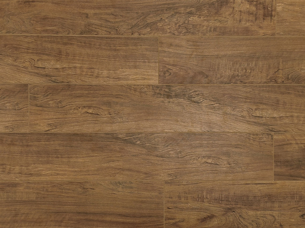 Lantai MGO Butir Kayu Coklat Tua 6,3×47,5