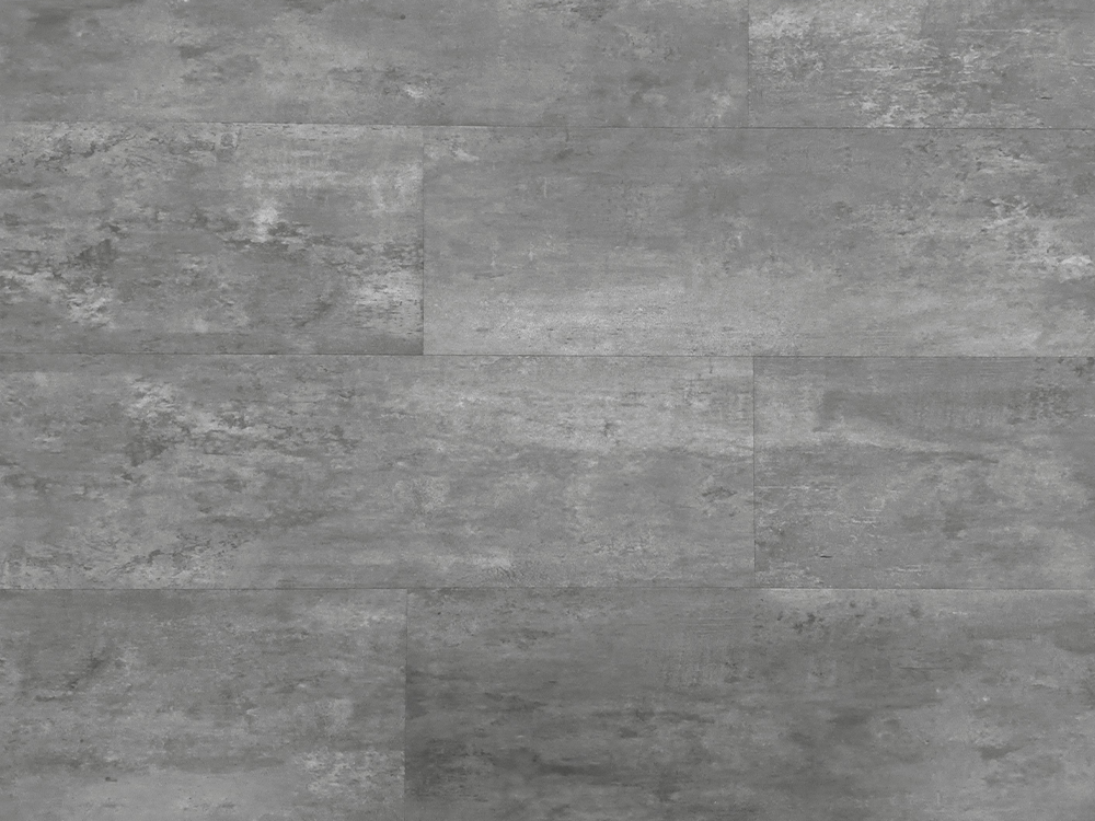 SPC-WG Stone Look Tile Semen Butir Kayu Abu-abu 9×36
