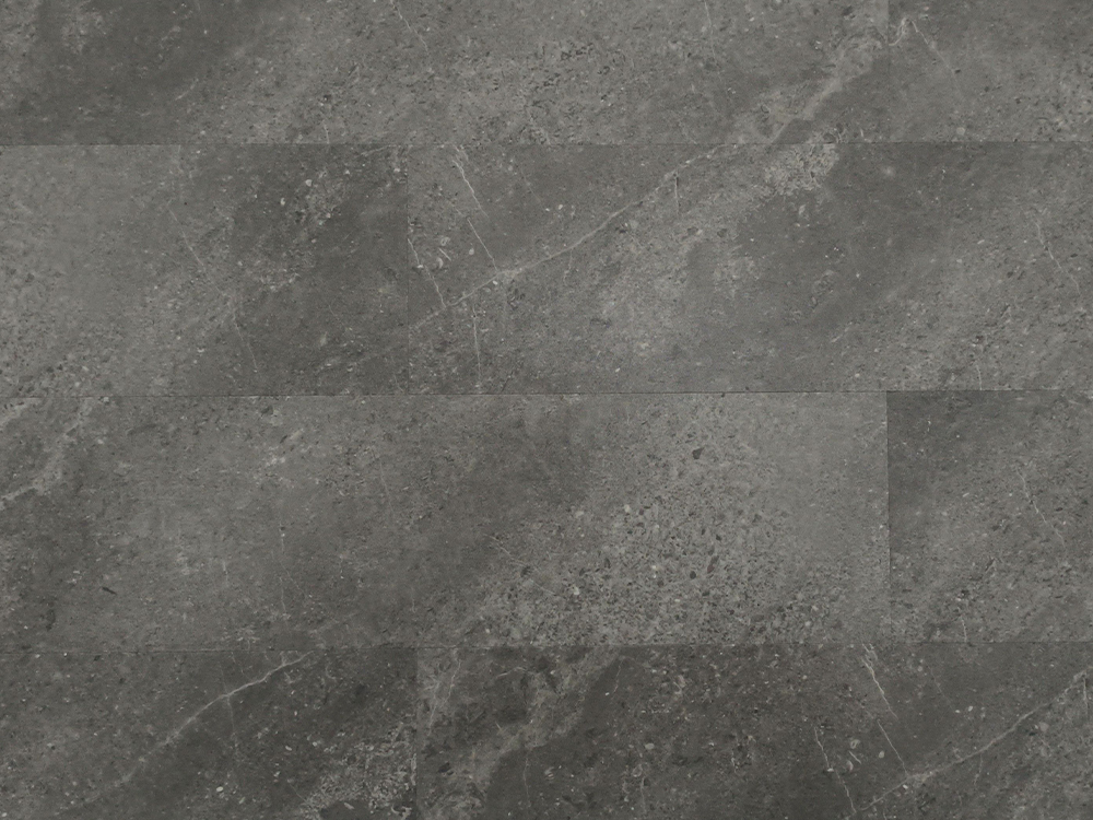 SPC-WG Stone Look Tile Beton Abu-abu Tua 9×36