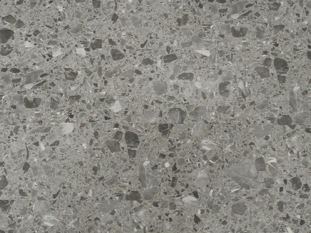 SPC-WG Stone Look Tile Terrazzo Abu-abu Sedang 9×36