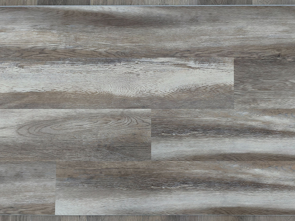 Lantai SPC Butir Kayu Abu-abu Lapuk 7×60