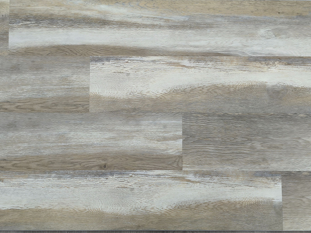 Lantai SPC Semen Butir Kayu Abu-abu 7×60