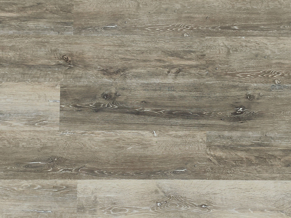 Lantai SPC Butir Kayu Abu-abu Lapuk 7,25×48